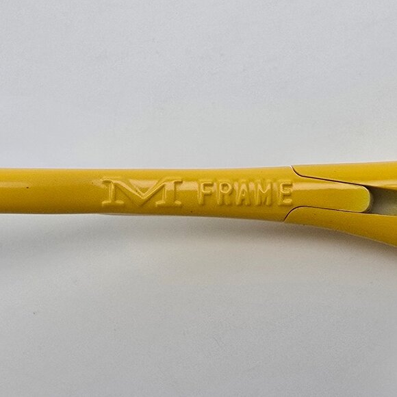 Oakley Custom M Frame Yellow Frame Vented Golf Gold Iridium Hybris S Sunglasses - Picture 7 of 12